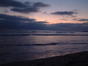 Sunset at dog beach